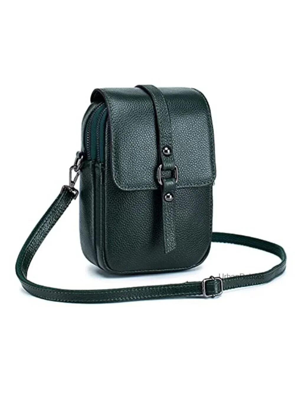FANDARE Genuine Leather Crossbody Phone Bag Messenger Shoulder Pouch